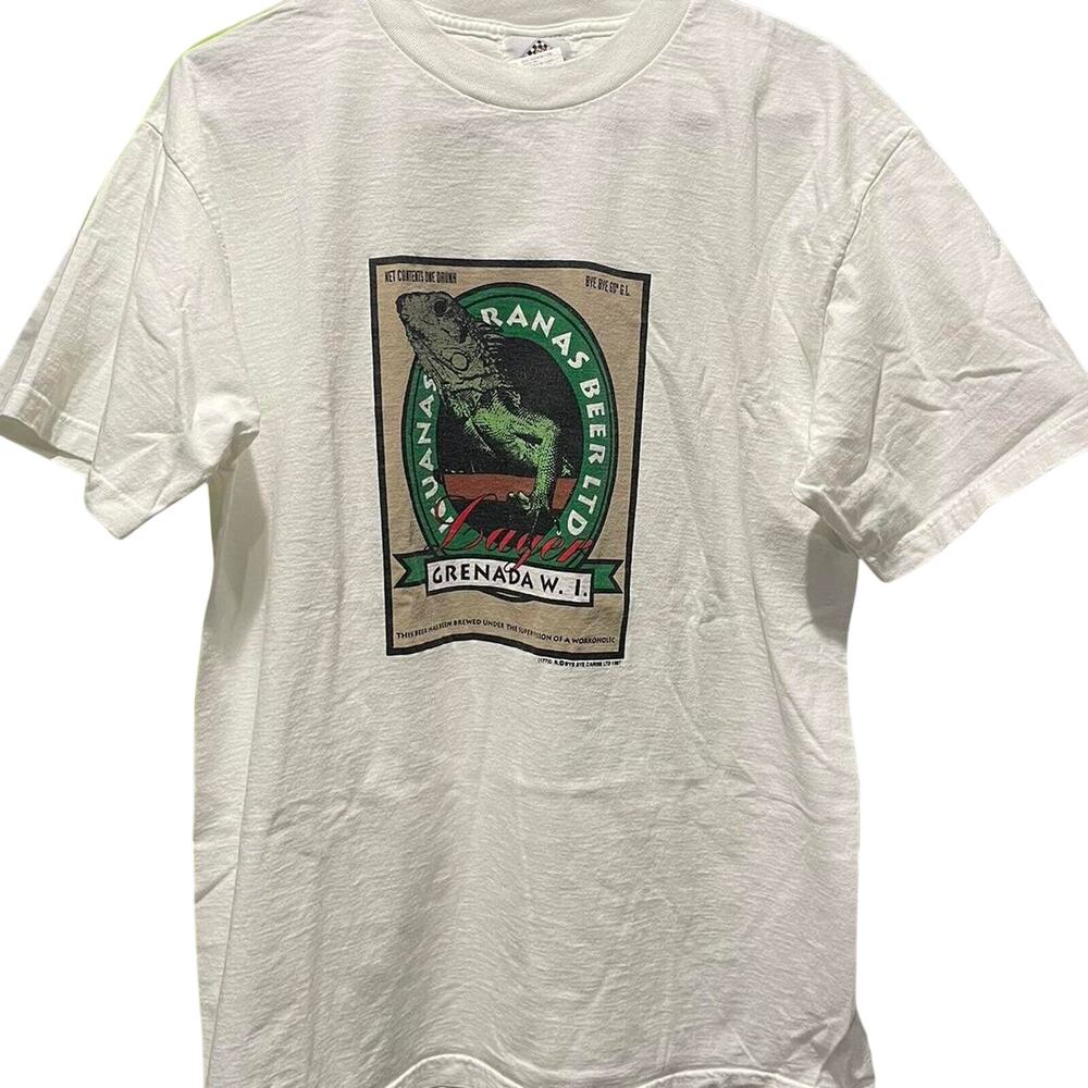 Vintage 90s Iguanas Lager Beer 1997 Shirt Adult Large